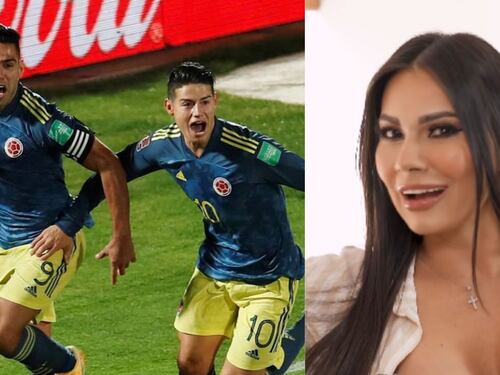 Esperanza Gómez eligió entre James y Falcao para grabar escena y dio atrevida respuesta