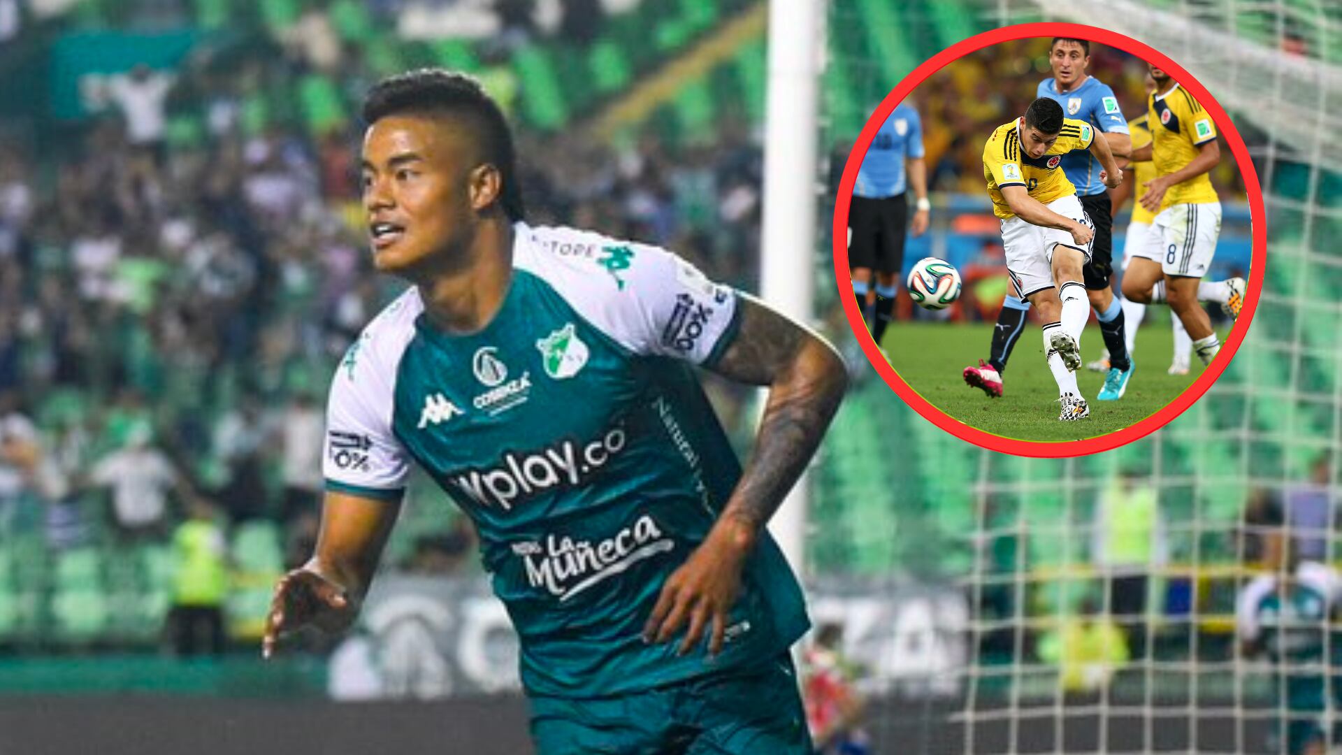 Chino Sandoval recreó gol de James Rodríguez en el partido Deportivo Cali vs Boyacá Chicó