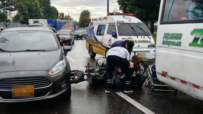 Accidente de transito hoy, movilidad en vivo Bogotá, 16 de junio