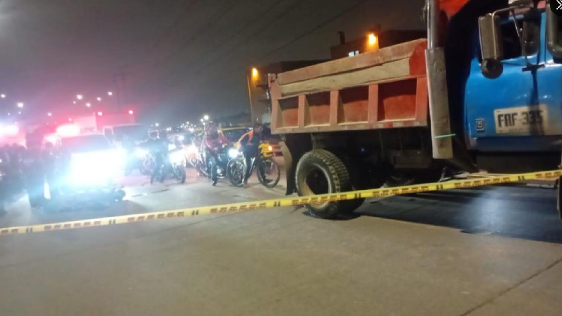 Motociclista muere en accidente de tránsito en Ciudad Bolívar.