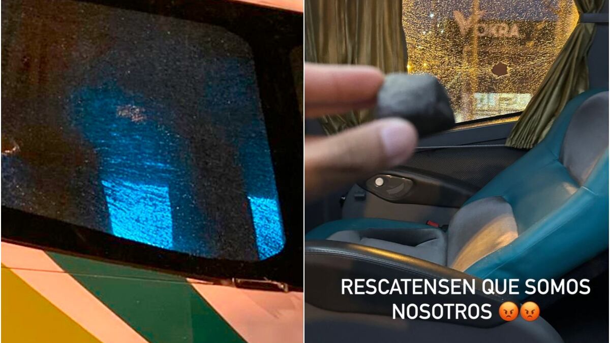 Hinchas agarraron a piedra a su propio equipo al confundir el bus