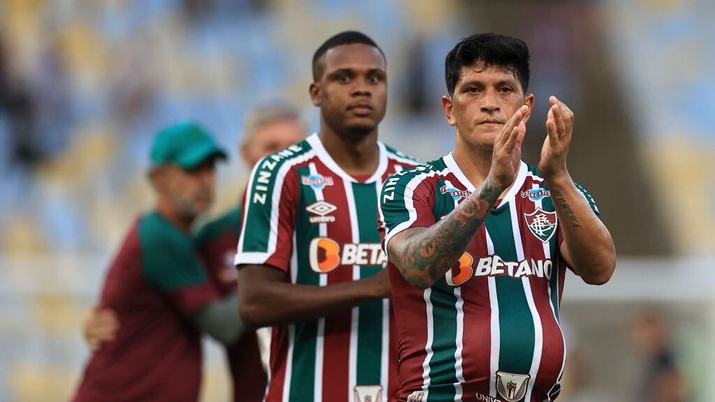 Germán Cano se dio un banquete de goles en Brasil