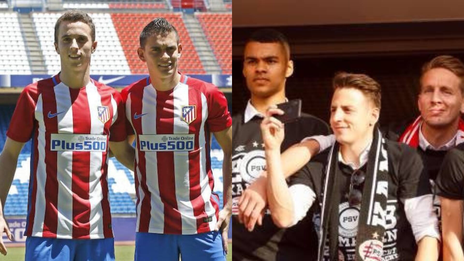 Jugadores colombianos con estrellas mundiales - Fotos: Redes sociales