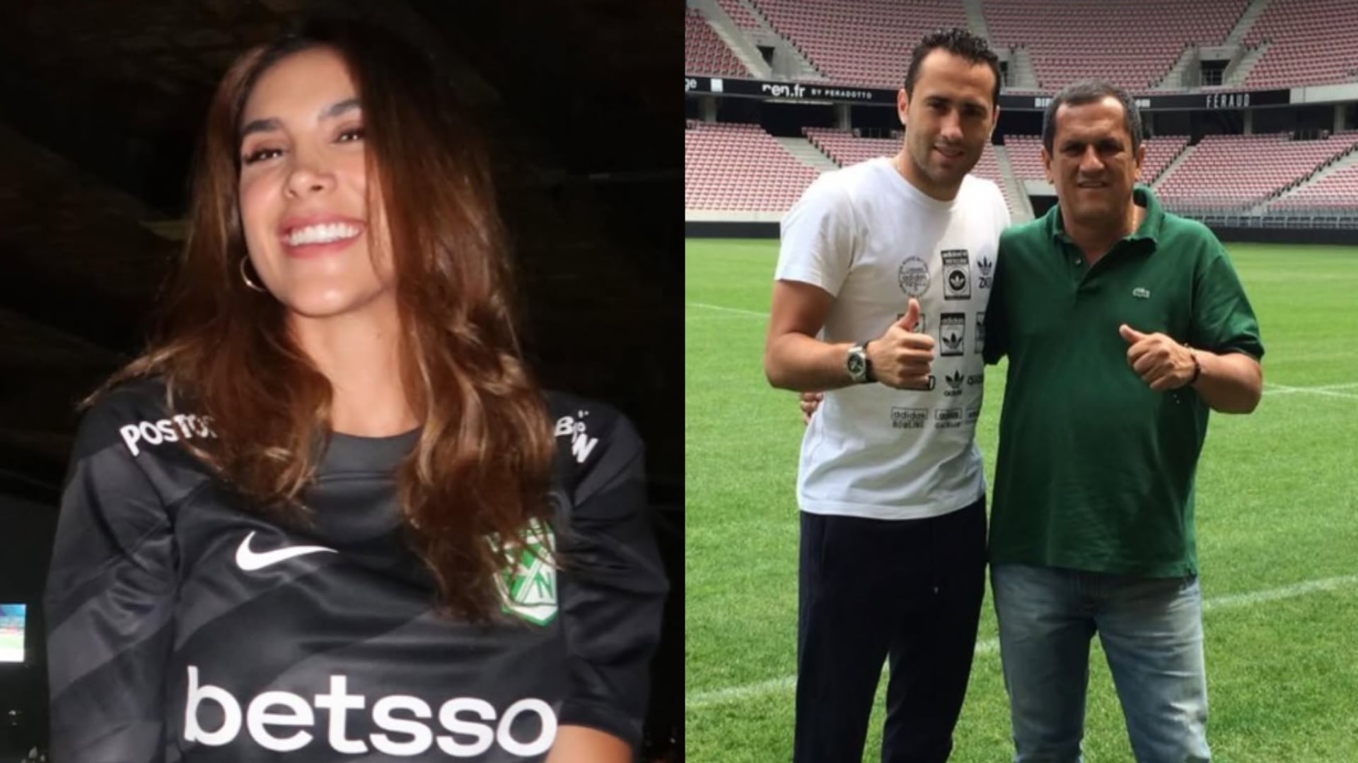 Daniela Ospina vio a Nacional en el Atanasio y le dedicó su victoria a su papá