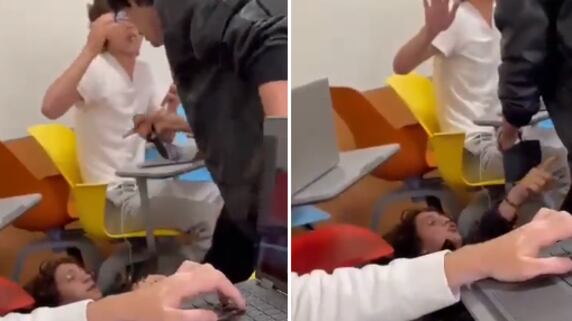 Joven amenazó con puñal a otro que le haría bullying