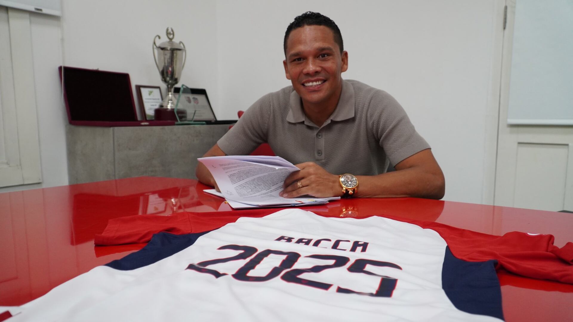 Carlos Bacca renovó su contrato con Junior hasta 2025