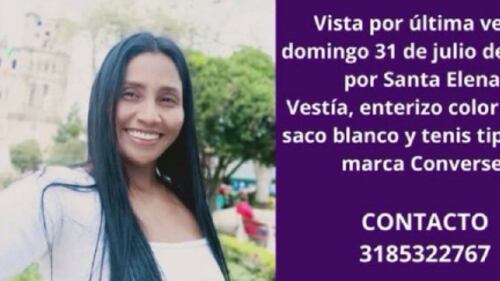 Recompensa para encontrar a Leidy Restrepo, desapareció en Medellín