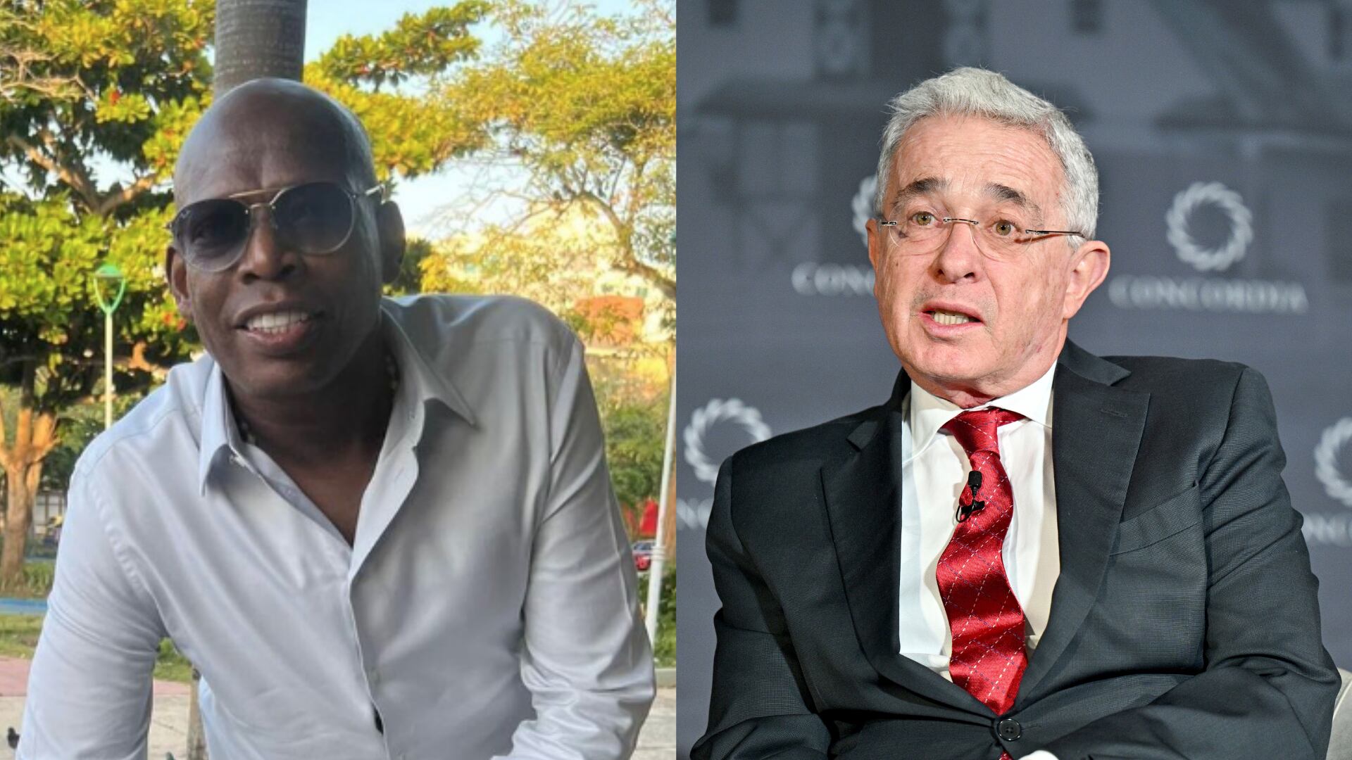 ‘El Tino’ Asprilla volvió a demostrar su admiración por Álvaro Uribe Vélez