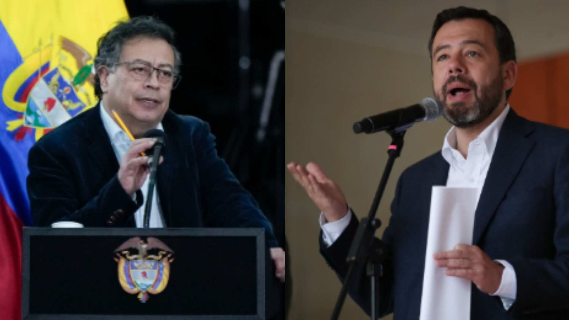 Gustavo Petro y Carlos Fernando Galán.