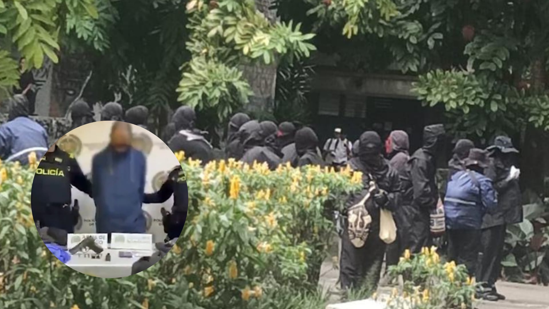 Capturado hombre con arma de fuego en Medellín