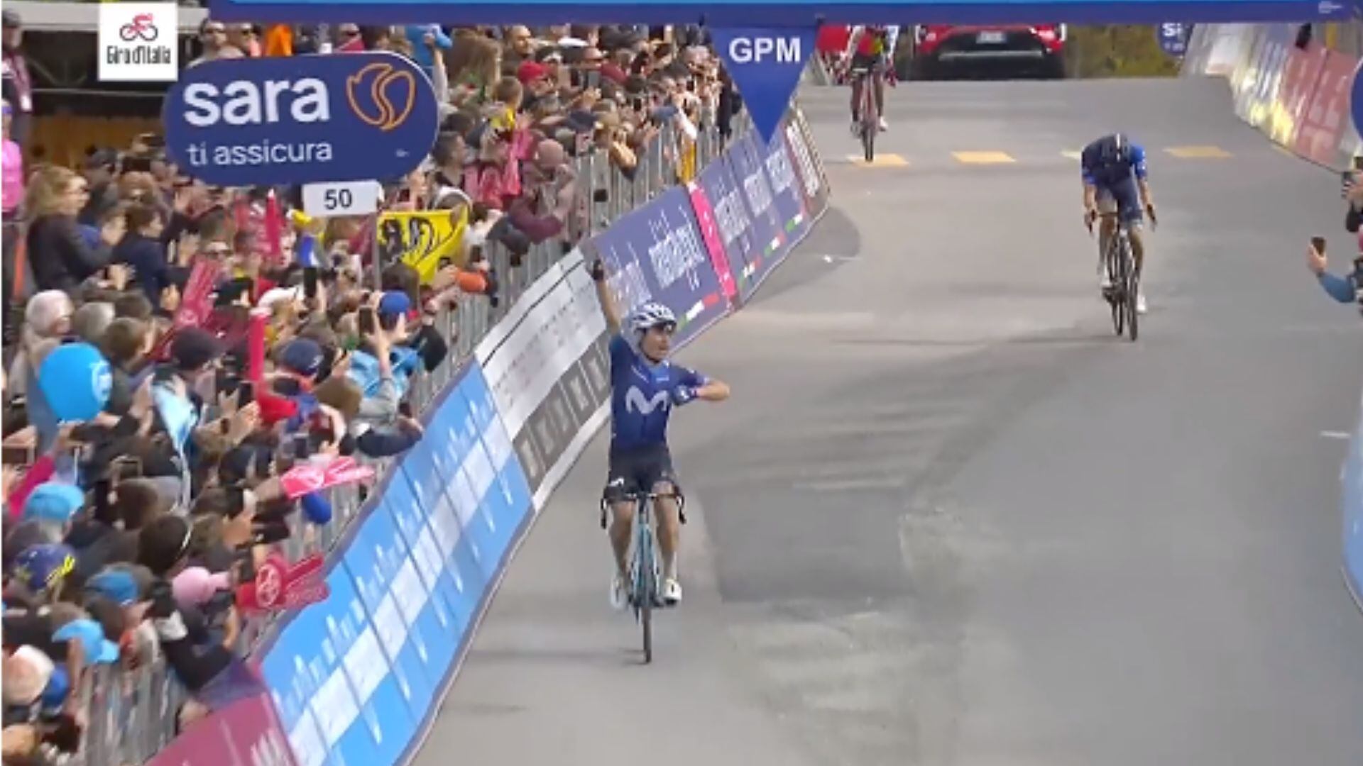 Einer Rubio ganó la etapa 13 del Giro de Italia.