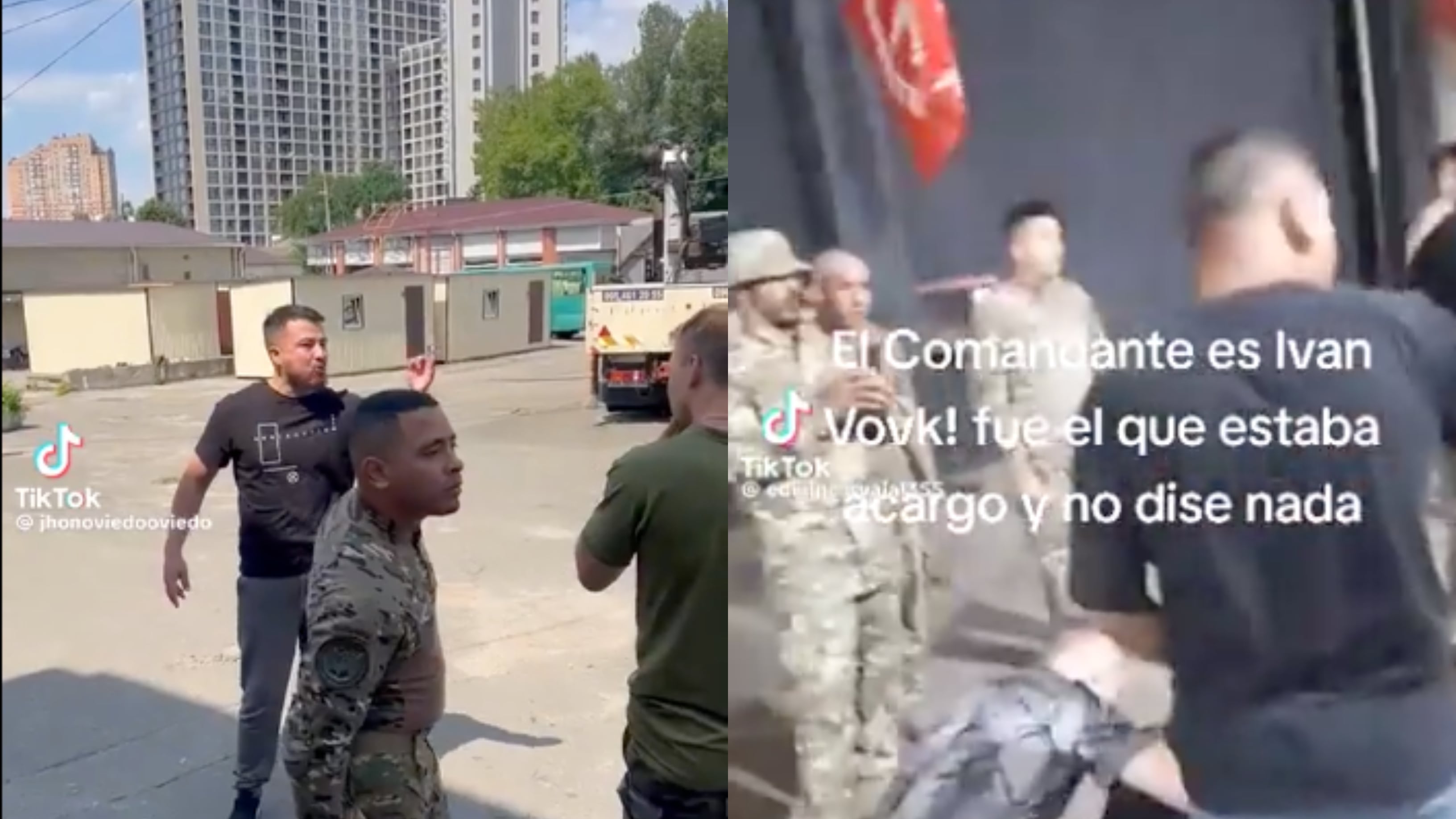 Soldados colombianos en Ucrania