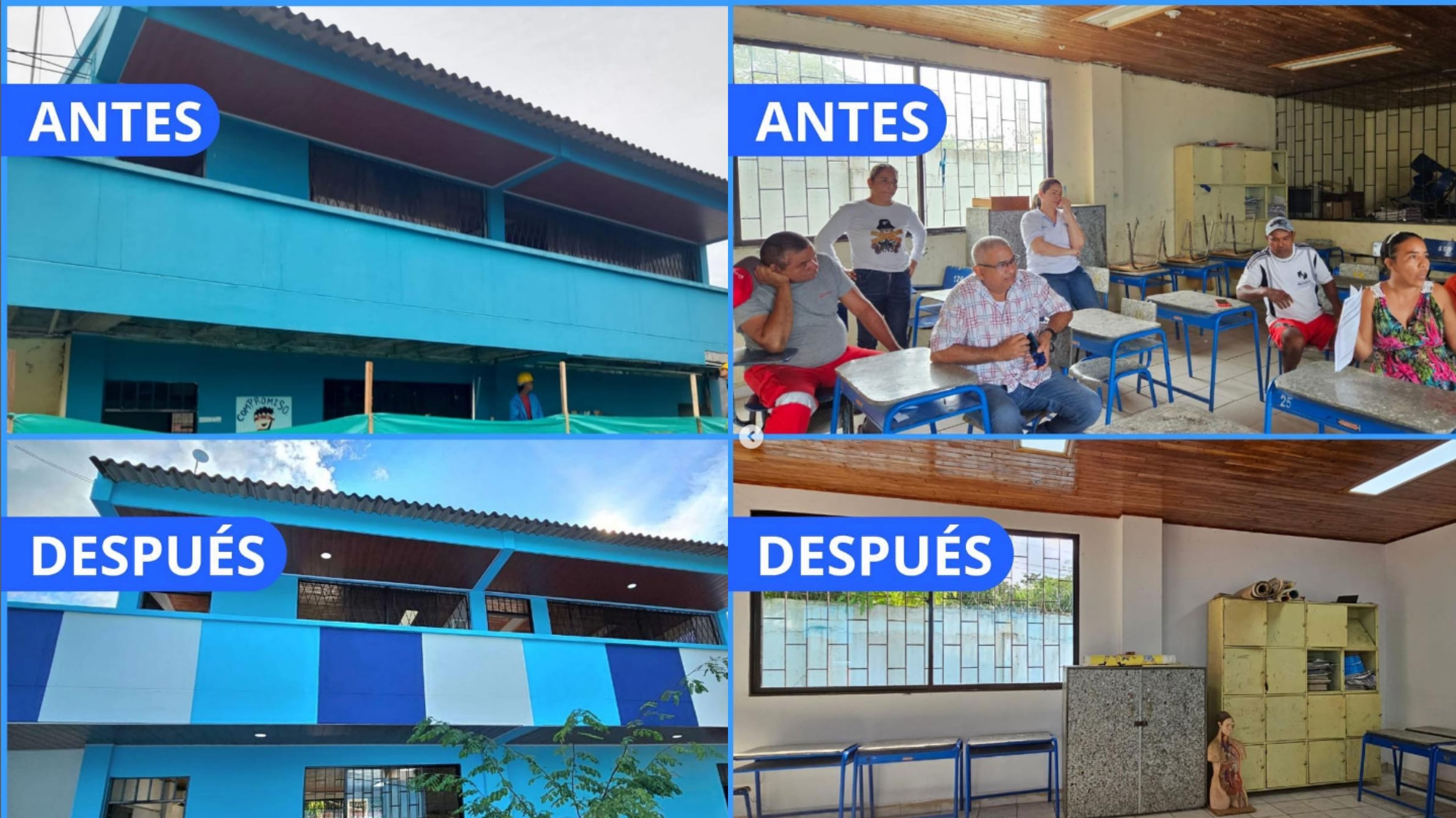 Remodelación colegios Montería