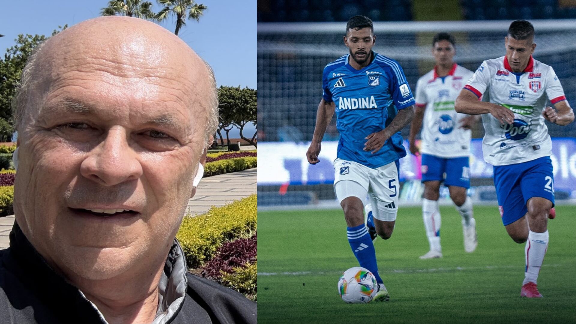 Vélez habló por muchos sobre los hinchas de Millonarios que arrojaron zapatos: “¿No hay requisas?"