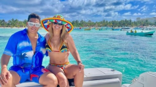 ‘Corroncho’ le dicen a Rafa Pérez por polémicas fotos en París junto a su esposa.