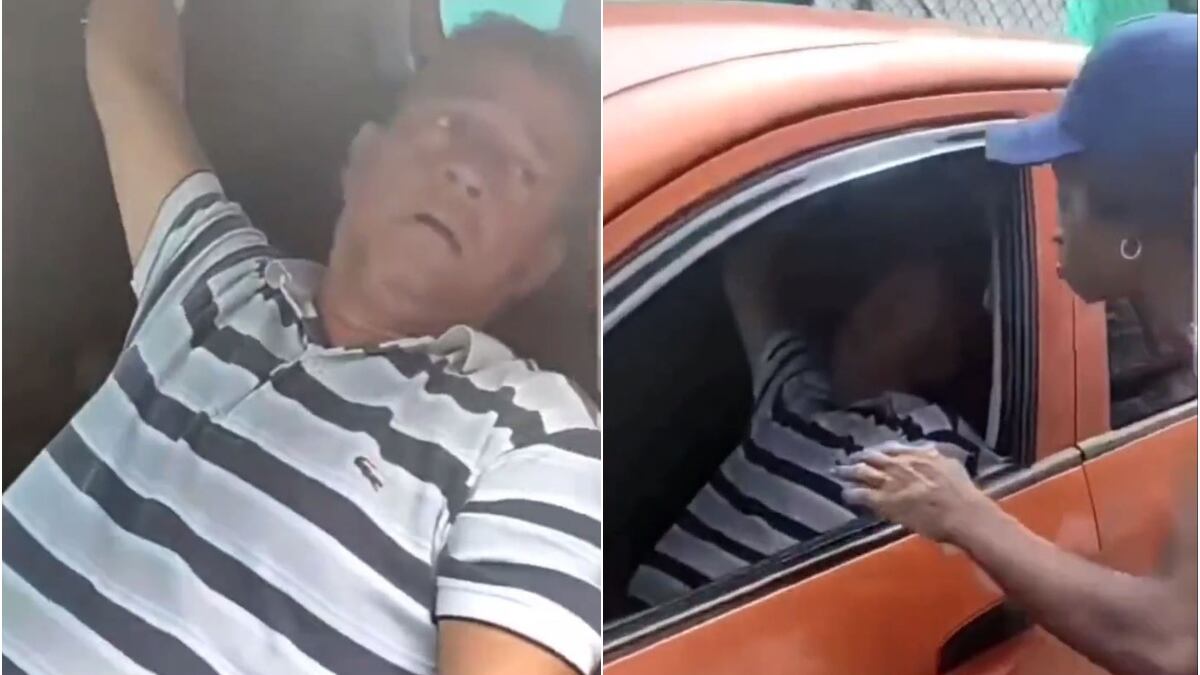 Hombre fue despertado por apasionado y sorpresivo beso de una habitante de calle