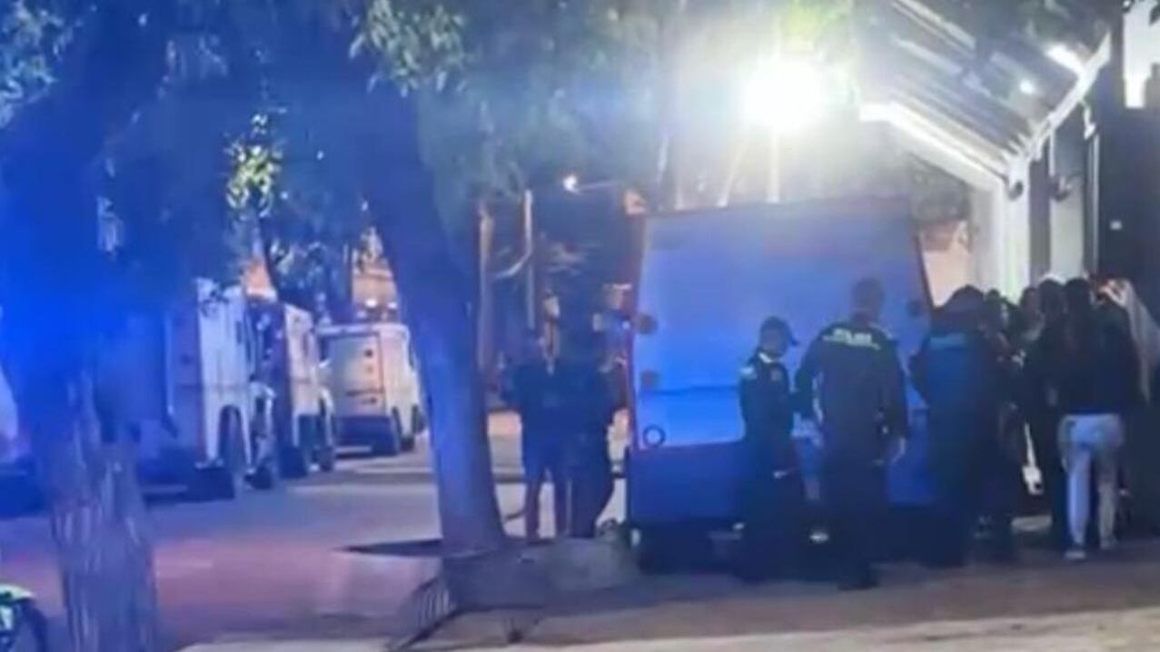 Foto robo a sede del Banco de la República: ladrones se disfrazaron para poder acceder al lugar.