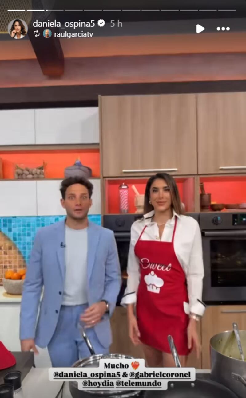Daniela Ospina y su esposo brillaron en la televisión estadounidense