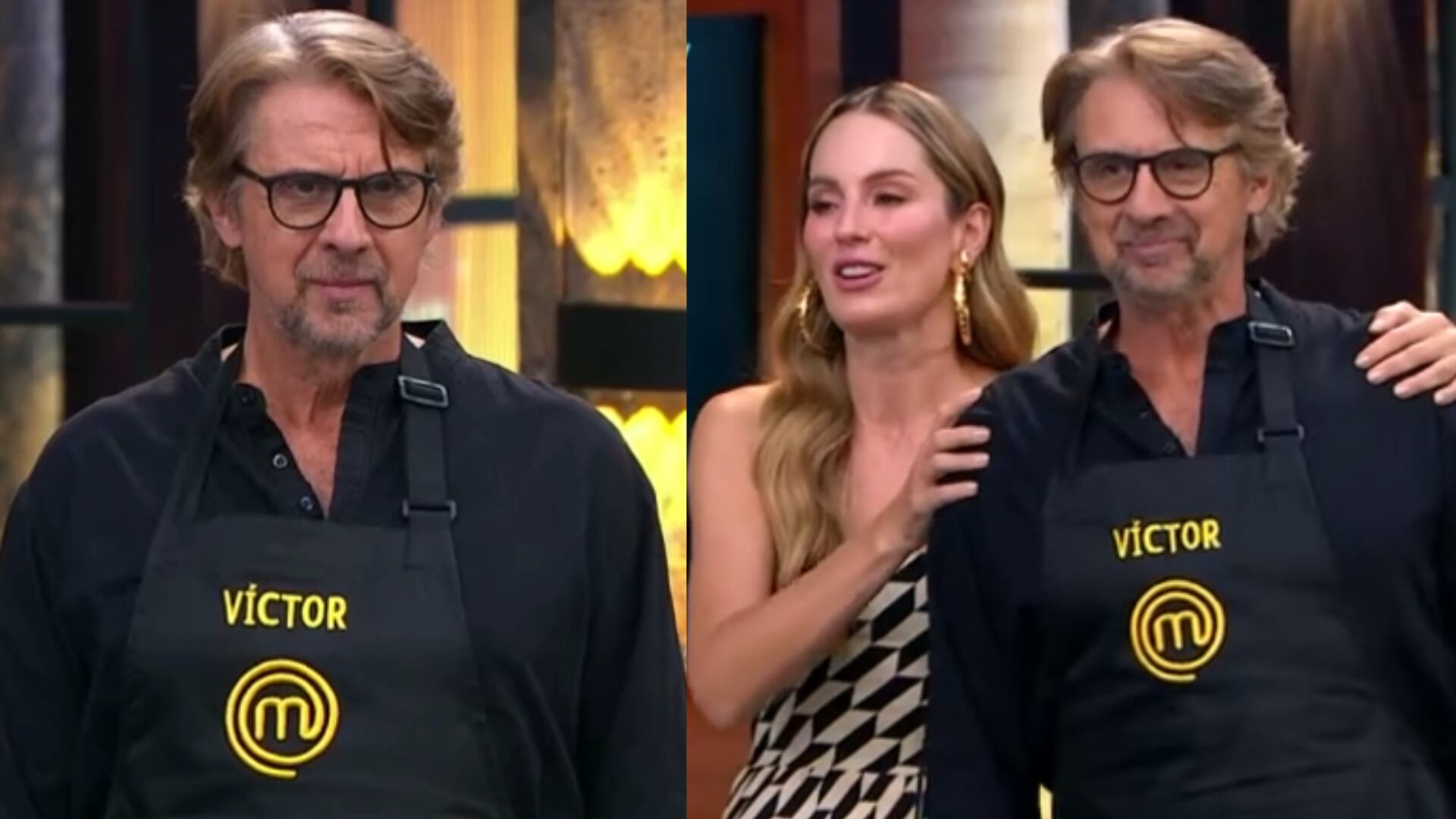 Víctor Mallarino aprovechó castigo en MasterChef para darle cátedra de presentación a Claudia Bahamón