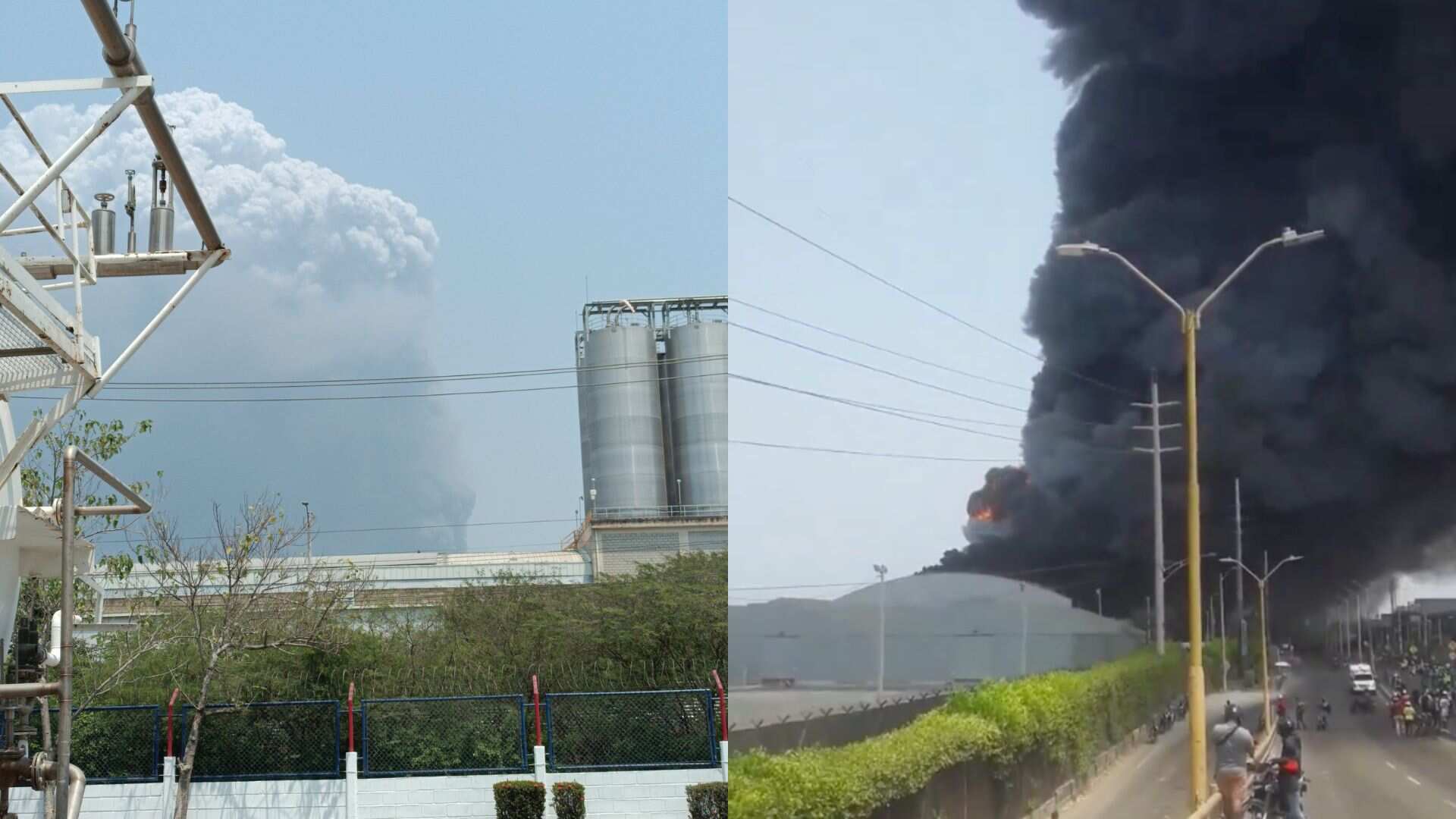 Incendio en Cartagena