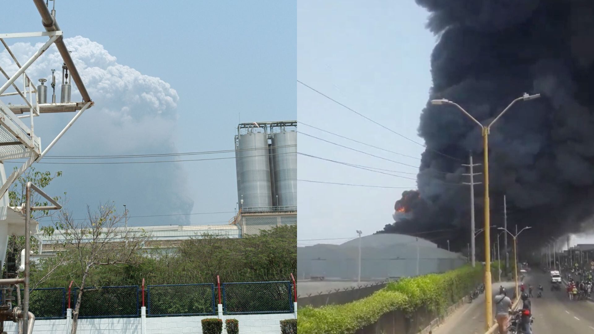 Incendio en Cartagena