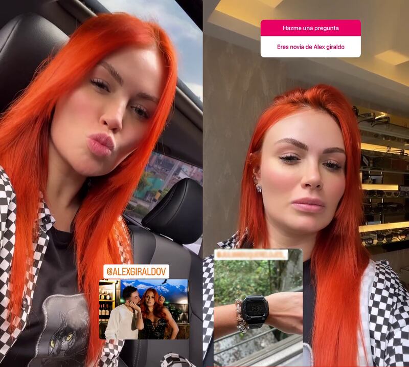 Sara Uribe habló de su presunta relación con Alex Giraldo