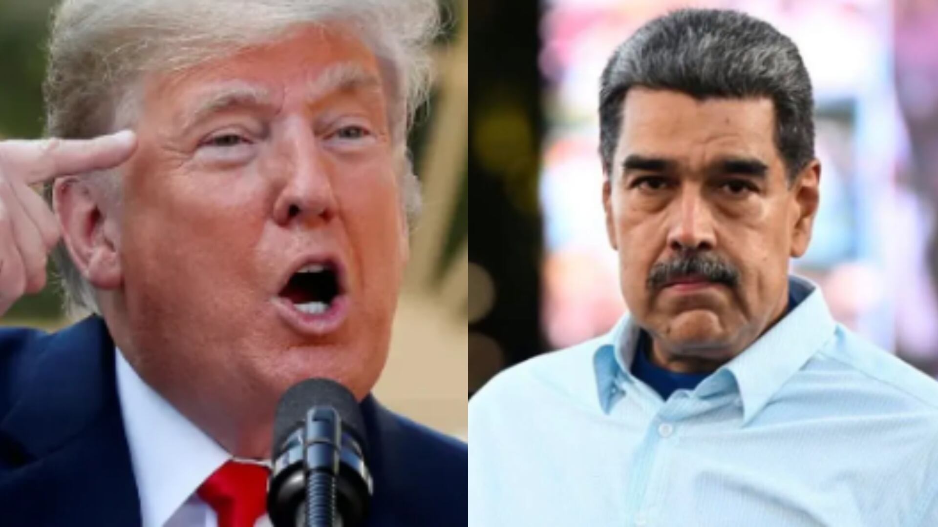 Donald Trump amenaza a Nicolás Maduro.
