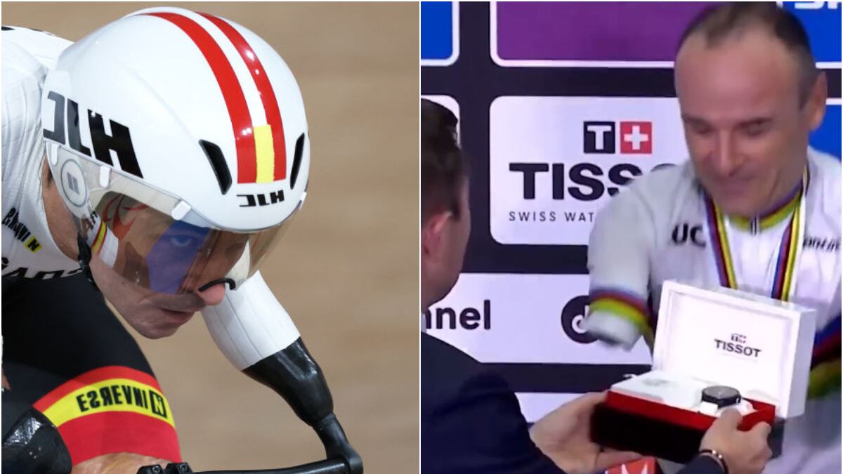 Indignación por reloj como premio para un ciclista que no tiene brazos