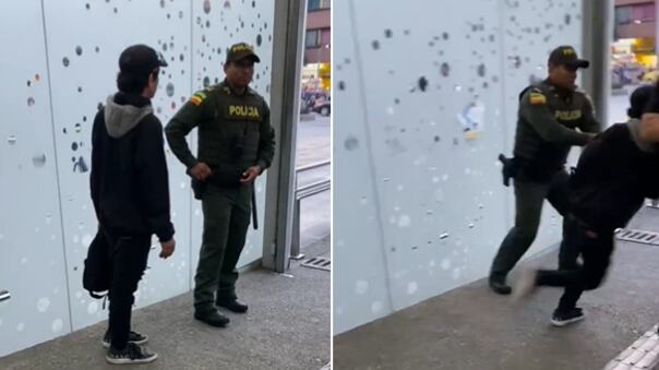 Presunto ladrón se le escapó a la Policía en Medellín