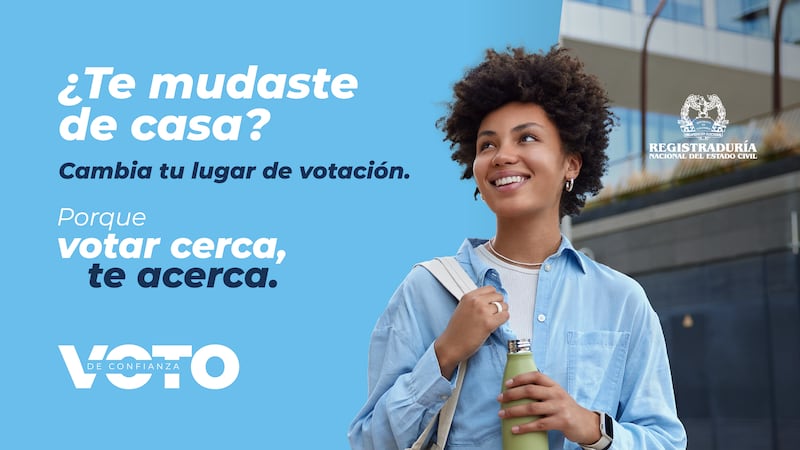 Registraduría invita a los colombianos a actualizar su lugar de votación para las elecciones de 2026