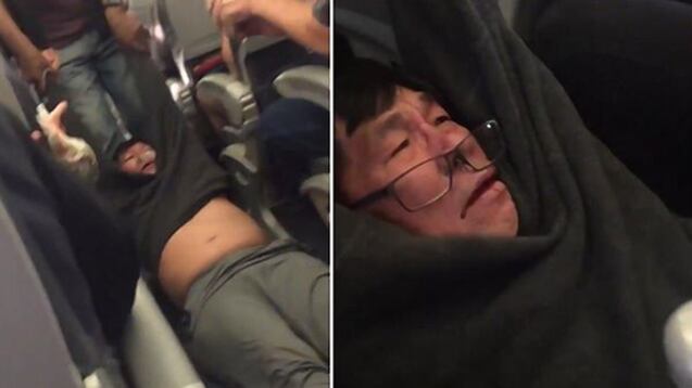 pasajero expulsado de United Airlines