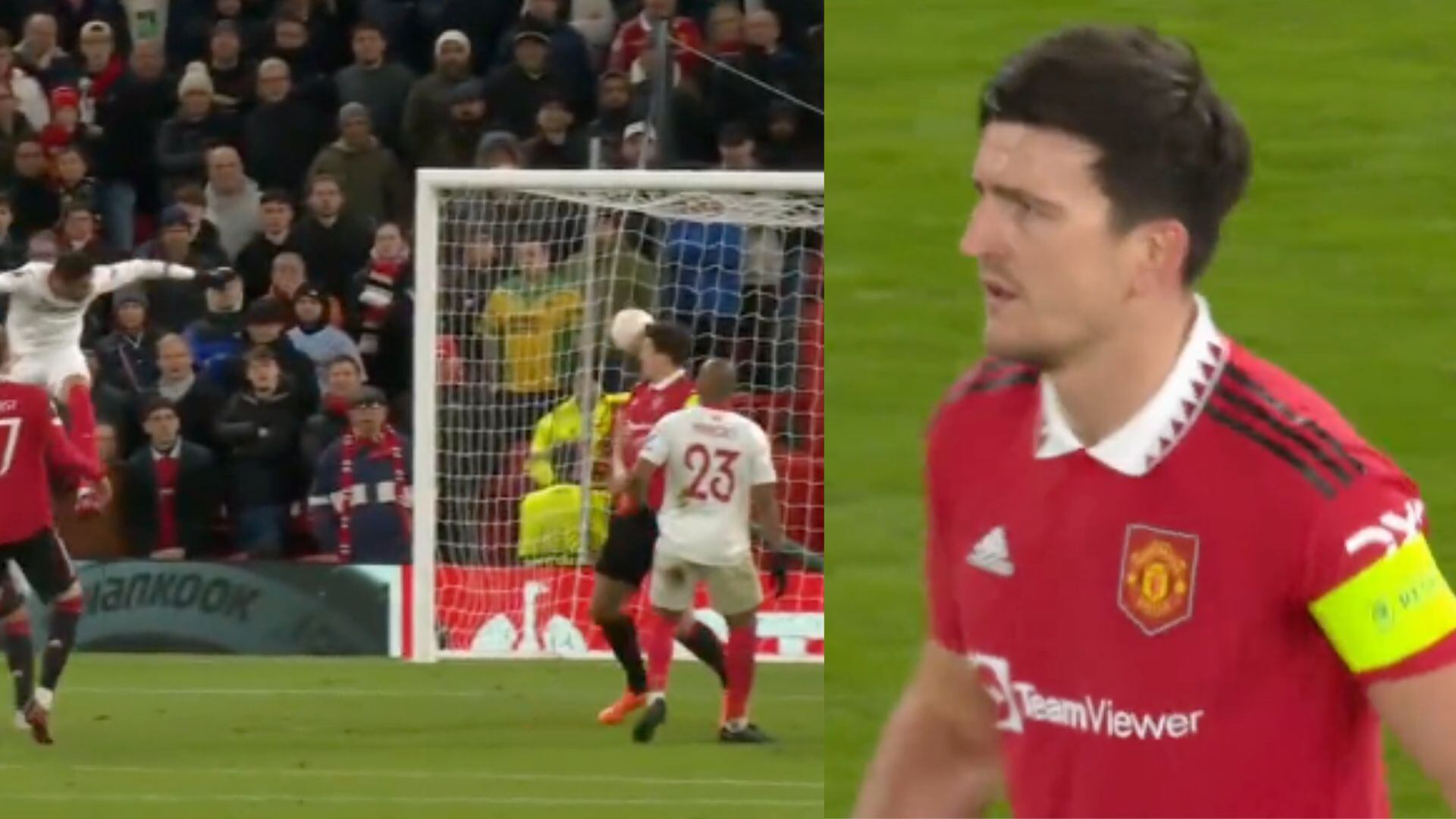 Harry Maguire evitó que el Manchester United ganara con un autogol en el descuento.