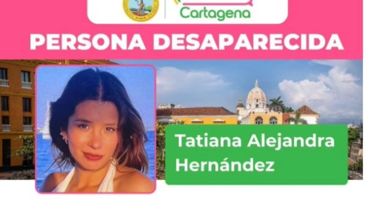 Foto de Tatiana Hernández joven estudiante de Medicina desaparecida en Cartagena.