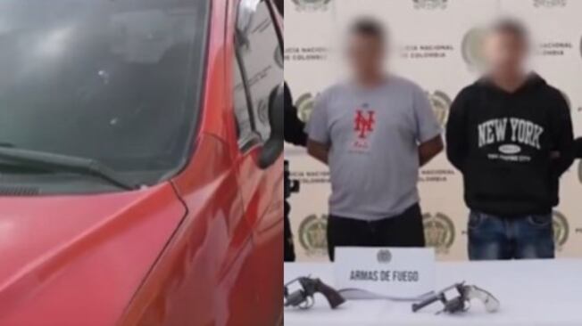 Foto banda de fleteros capturada en Bogotá queda en libertad pese a evidencias y armas incautadas.