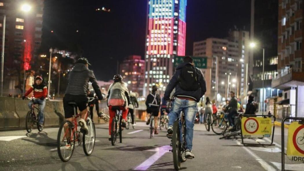Rutas y horarios para la ciclovía nocturna del 10 de agosto de 2023.