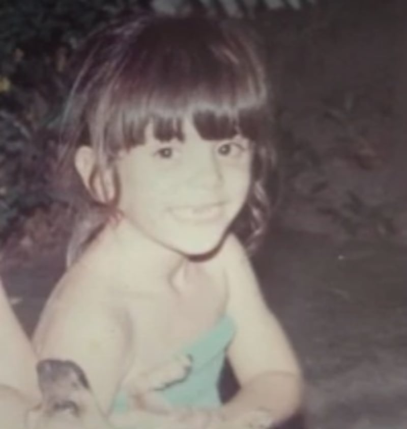 Kany García cuando era niña
