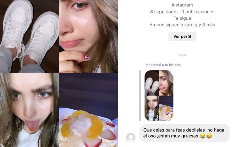 Un usuario de Instagram criticó las cejas de Shaira y la cantante le respondió contundentemente