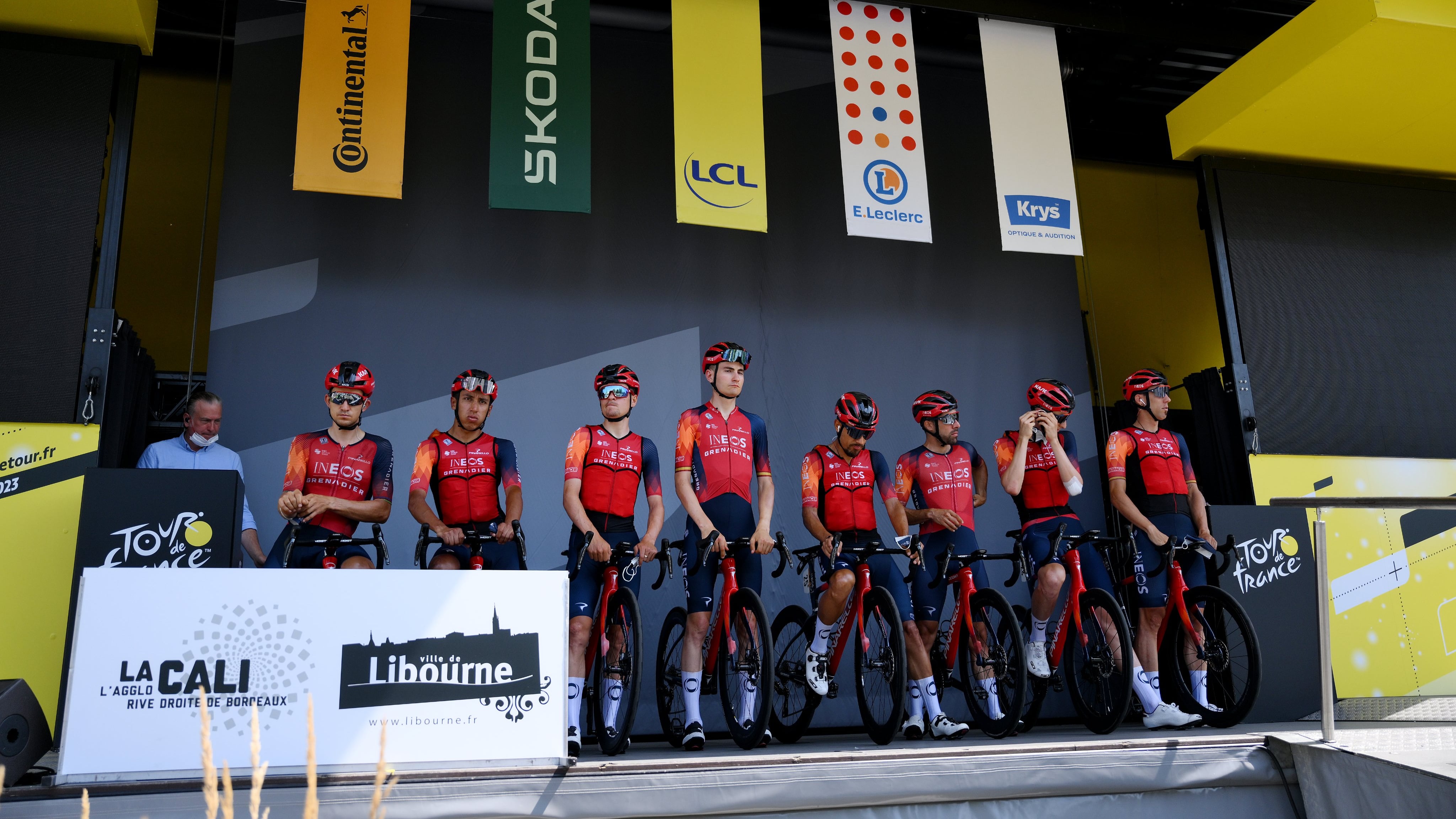 Ineos se queda sin uno de los dos colombianos que está en el Tour de Francia
