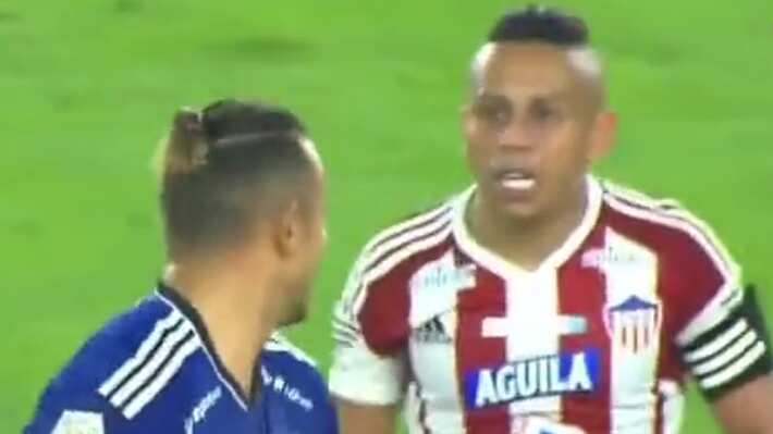 Vladimir Hernández y su madrazo a Leonardo Castro