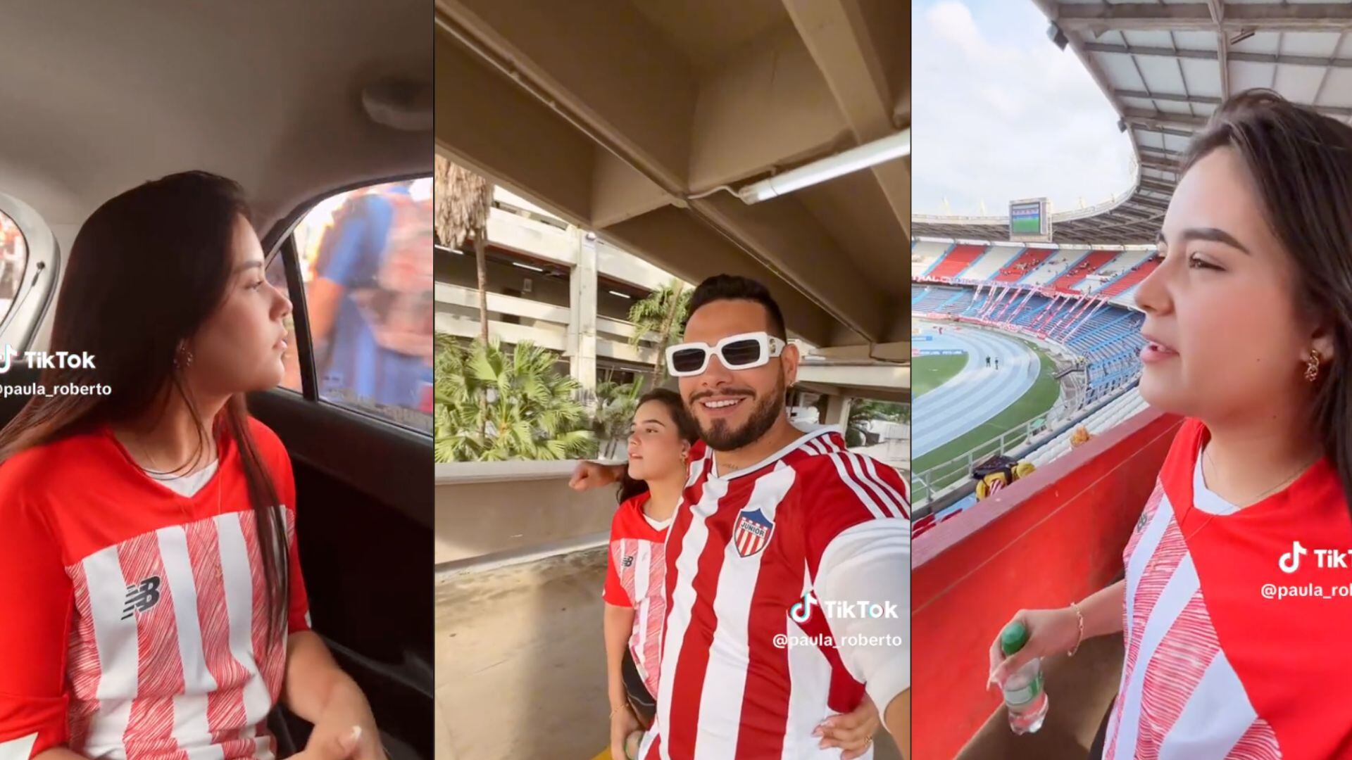 Novia de hincha del Junior quedó sorprendida por el olor del Metropolitano.