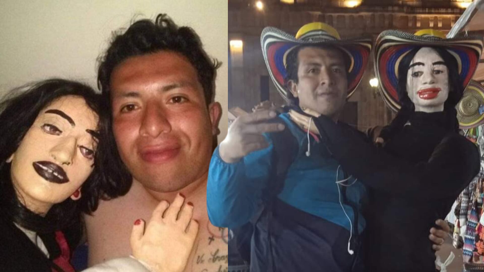 Cristian Montenegro sorprendió con la nueva apariencia de su novia de trapo