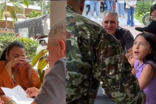 Conmovedor video del gobernador de Antioquia permitiendo que militar se reúna con su familia en Navidad