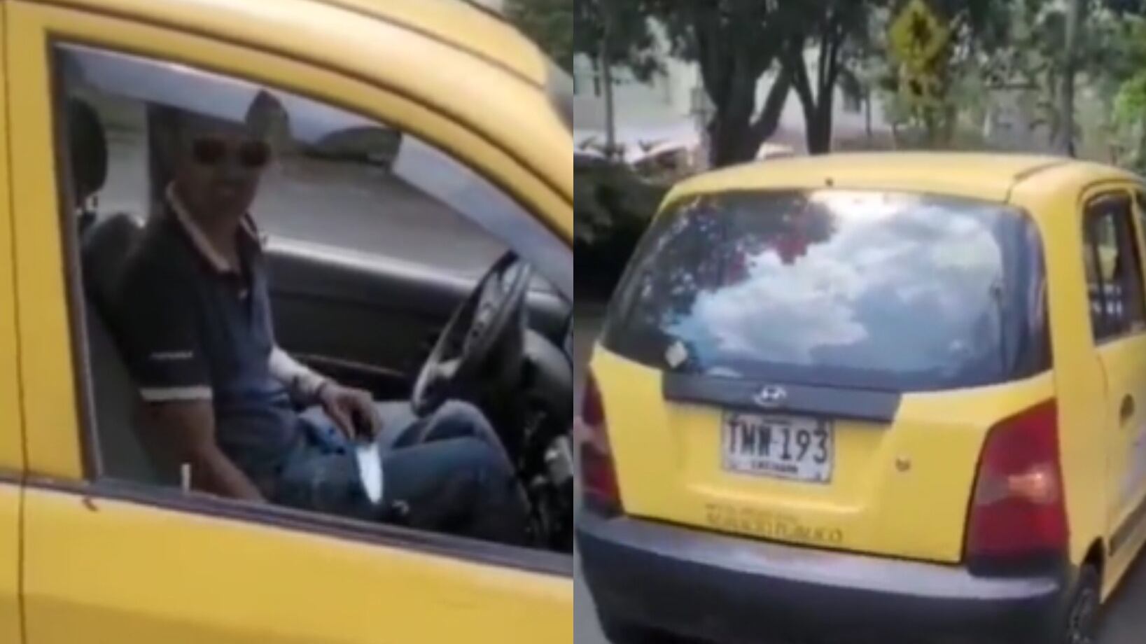Ciudadano extranjero denunció que un taxista lo enfrentó con un cuchillo