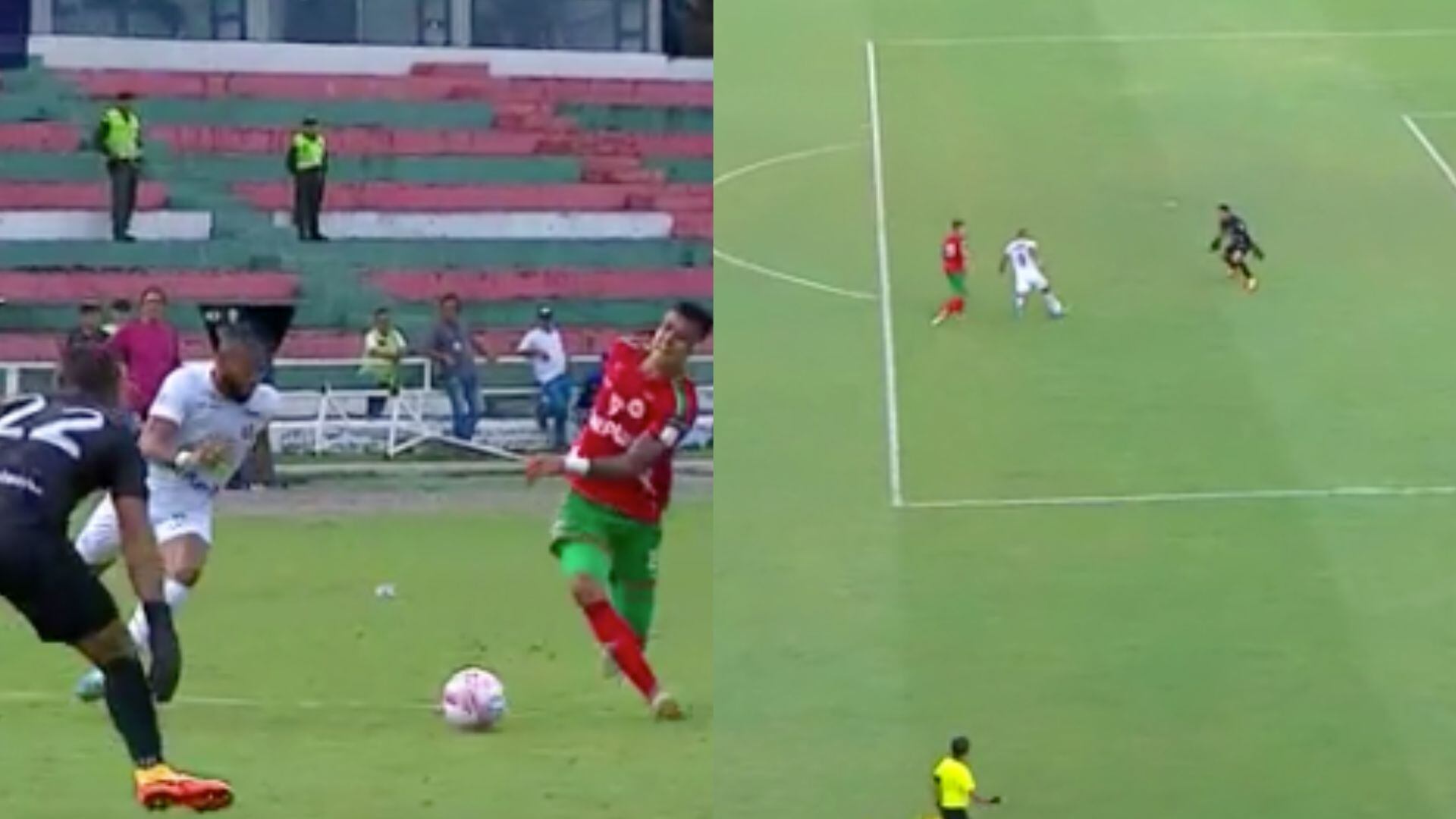 Gol de Edwar López ante el Cortuluá