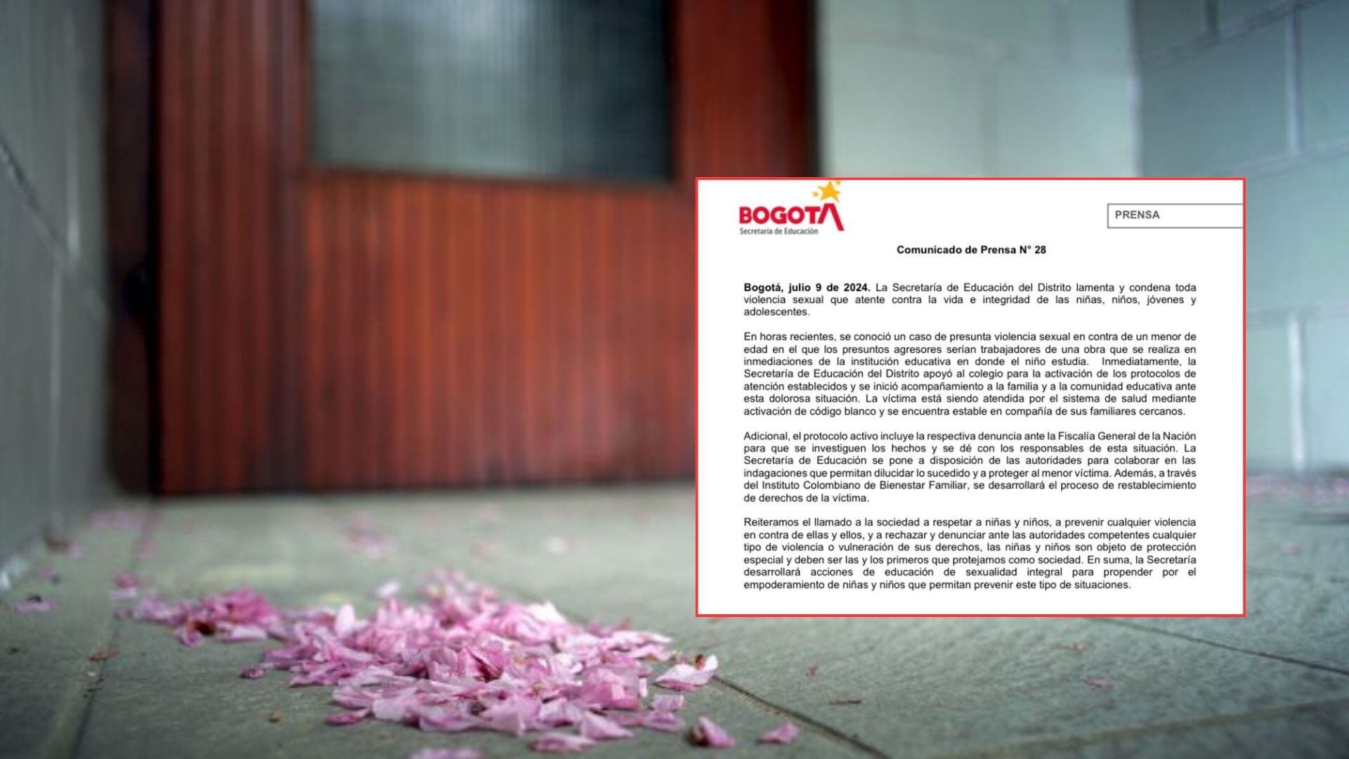 Abuso sexual en un colegio de Bosa