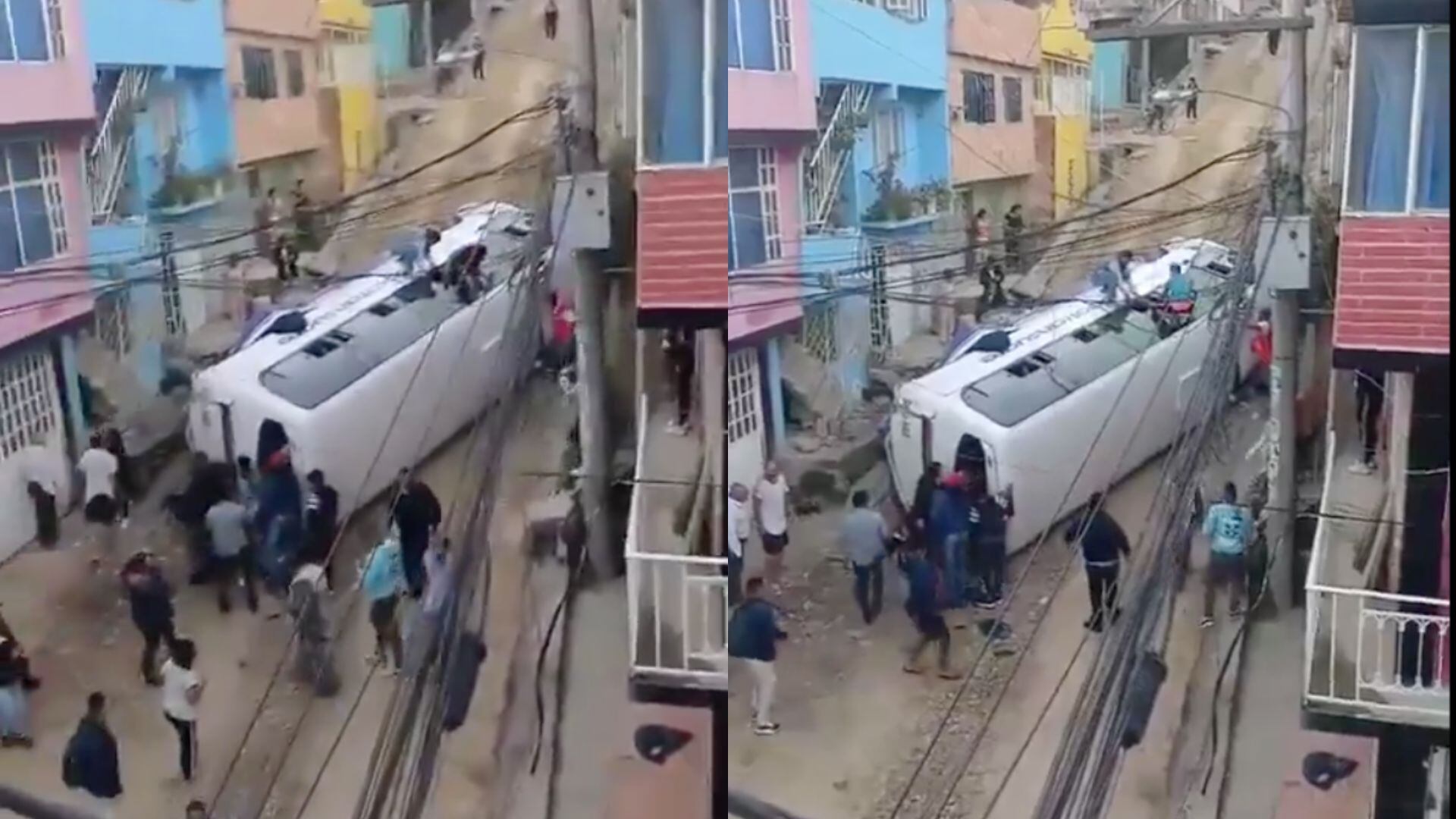 En las imágenes quedó en evidencia la gravedad del accidente en Soacha.