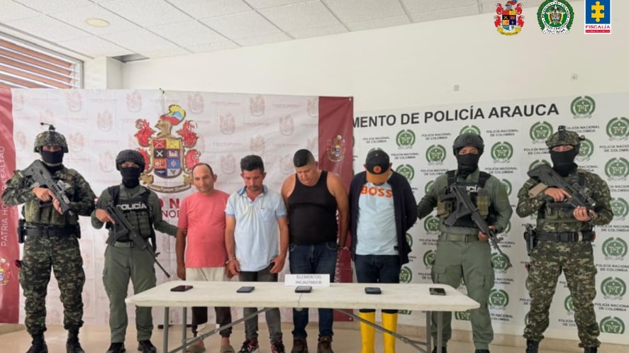 Fiscalía judicializa a cuatro miembros del ELN por desplazamiento forzado en Arauquita