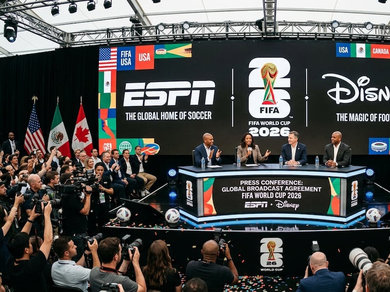 ¿Golpe al rating de Caracol y RCN? ESPN y Disney+ transmitirán el Mundial 2026 en Colombia