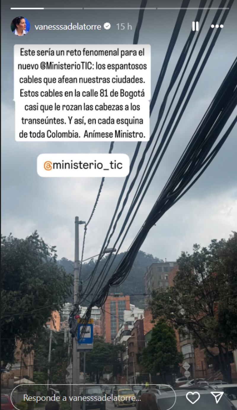 Vanessa de la Torre retó a nuevo ministro TIC de Petro a solucionar delicado problema en Bogotá