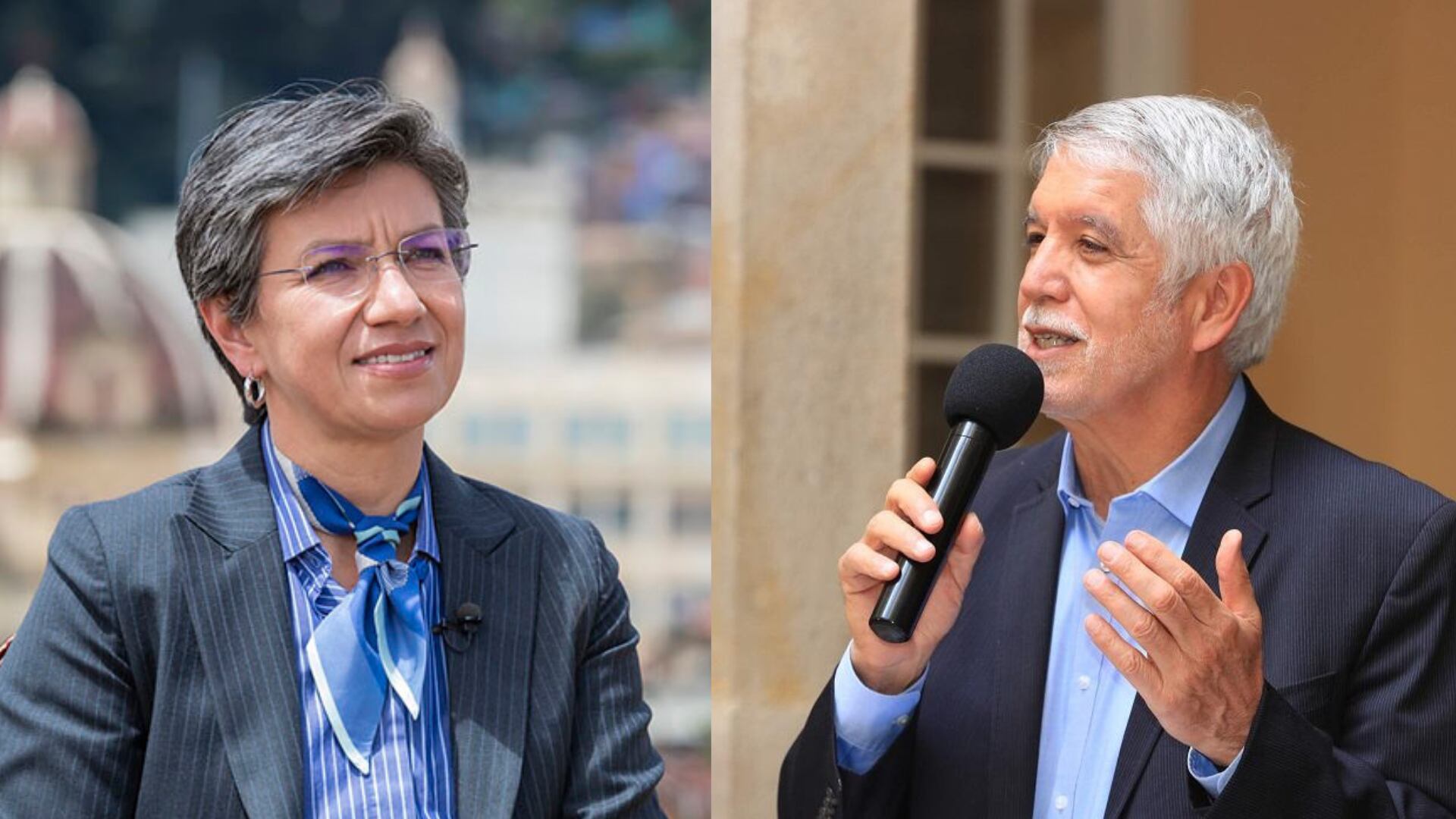 Claudia López y Enrique Peñalosa.